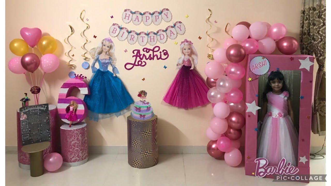 Arshi's 6th Birthday vlog | Barbie and Chelsea theme Birthday Party