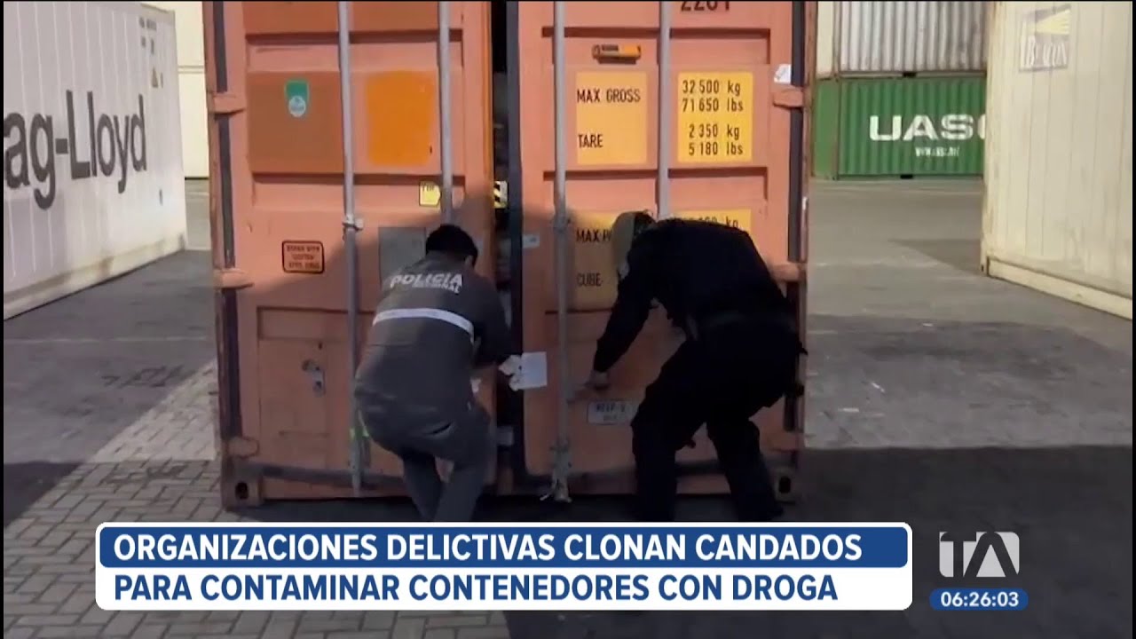Así operan las bandas delictivas que clonan candados de los contenedores