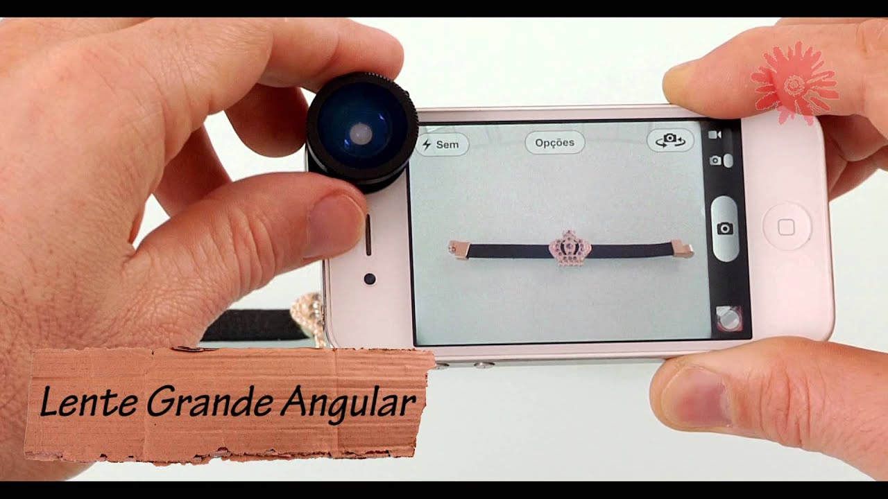 Lente para iphone 4  -  Kit lentes 3 em 1 -  3 in one