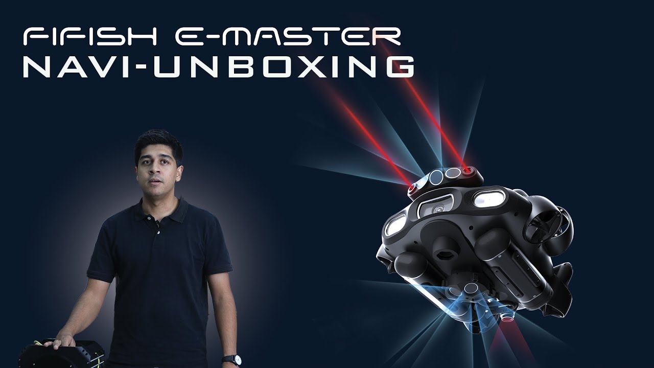 QYSEA FIFISH E‑MASTER NAVI | 4K AI ‑‑ Pro‑Grade Inspection ROV Unboxed (First Look)