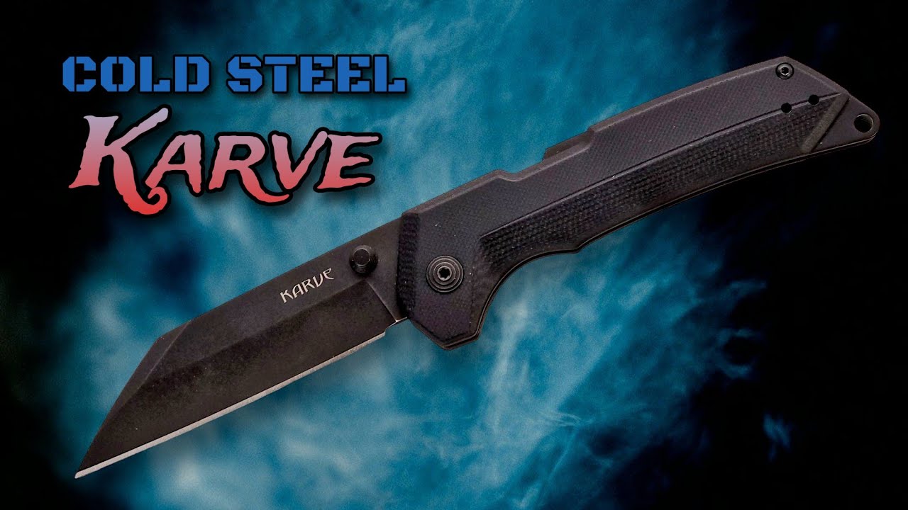 Cold Steel Karve: Strong Atlas Lock in a Seax Tactical EDC!