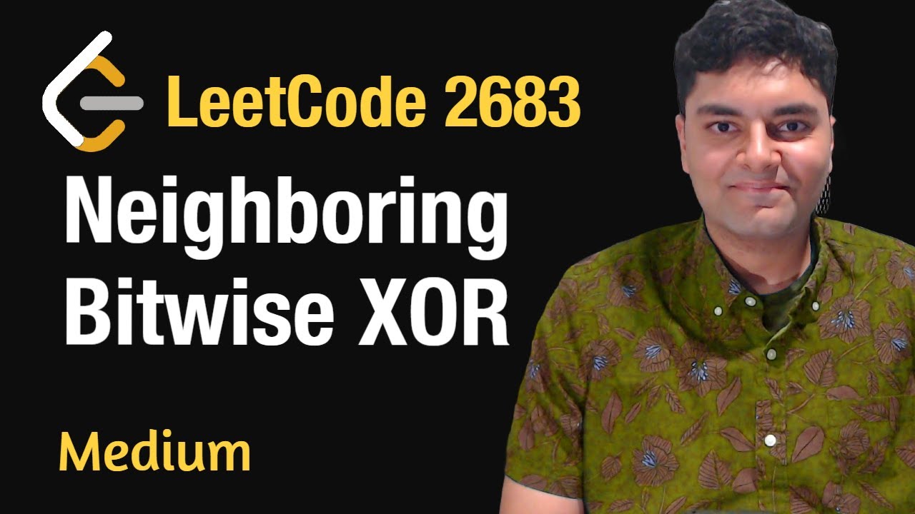 Neighboring Bitwise XOR - Leetcode 2683 - Python