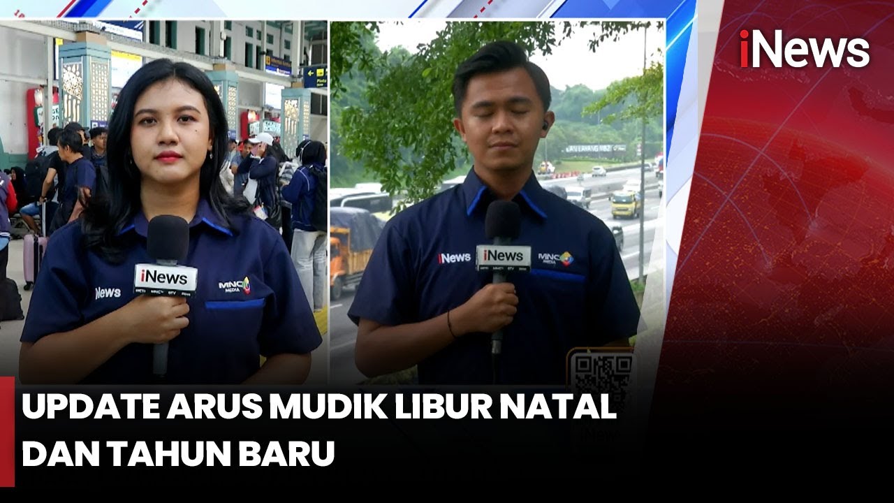 Arus Mudik Libur Natal dan Tahun Baru terus Meningkat | Inews Sore 20/12