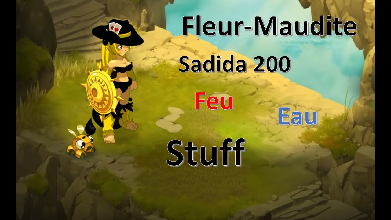 [Dofus Touch] Présentation de ma Sadida 200 soutien soin (feu eau)