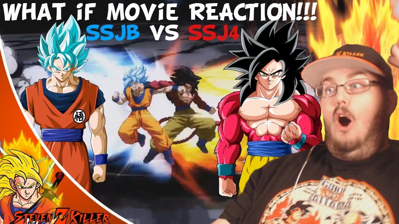 [What-If MOVIE] Super Goku VS GT Goku (DBS Manga VS DBGT, SSJB VS SSJ4) REACTION!!!