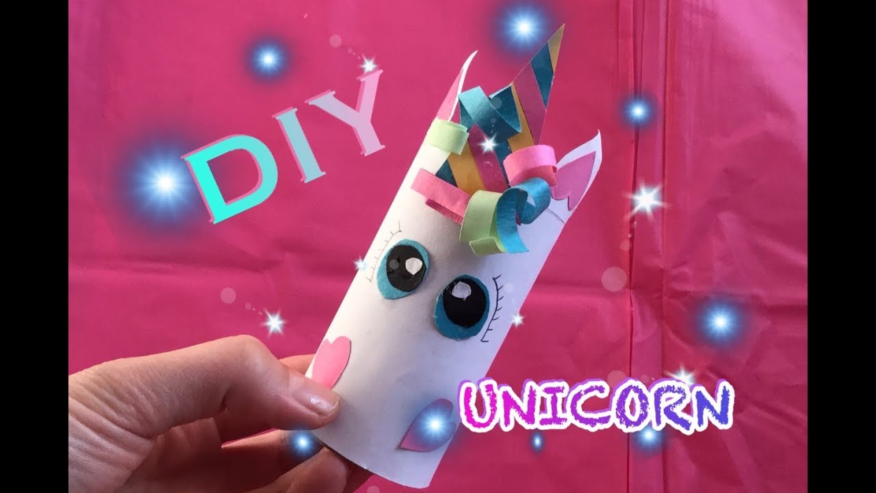 ★ DIY: LAVORETTI UNICORNO DI CARTA CON ROTOLO IGIENICA ( SUPER FACILI )  ★ LAVORETTI CON LA CARTA