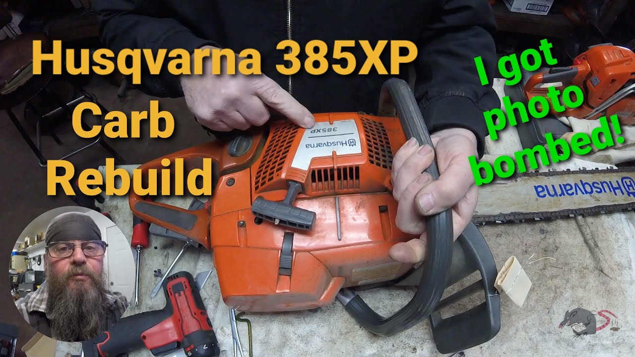 Настройка бензопилы Husqvarna 385XP