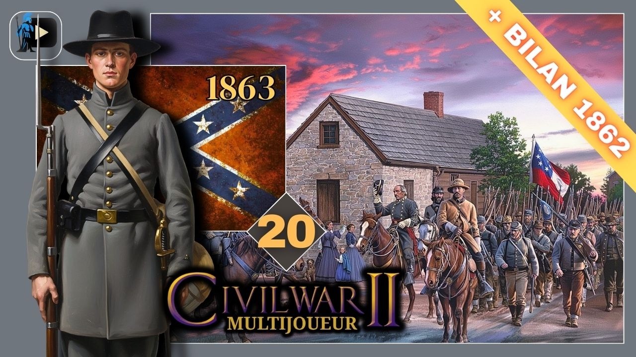 [CWII]  Les choses bougent en Virginie + bilan 1862 - Partie Multijoueur #20
