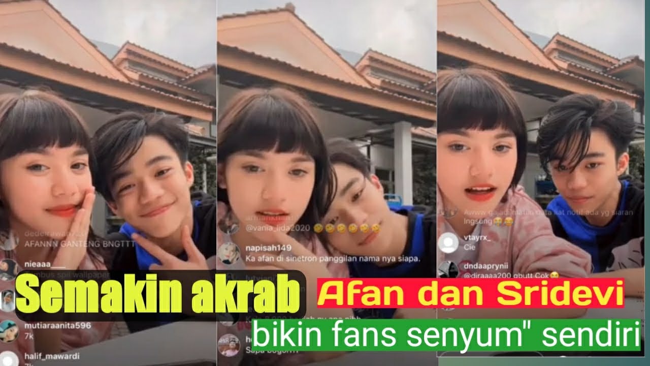 Afan dan Sridevi live bareng di Asrama da5 bikin fans baper.!!!