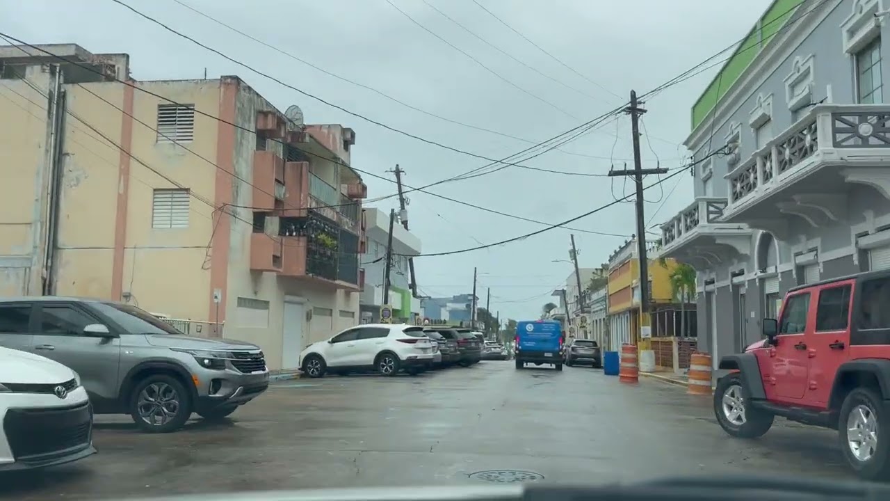 Tormenta  en Puerto Rico..frente frio..uy