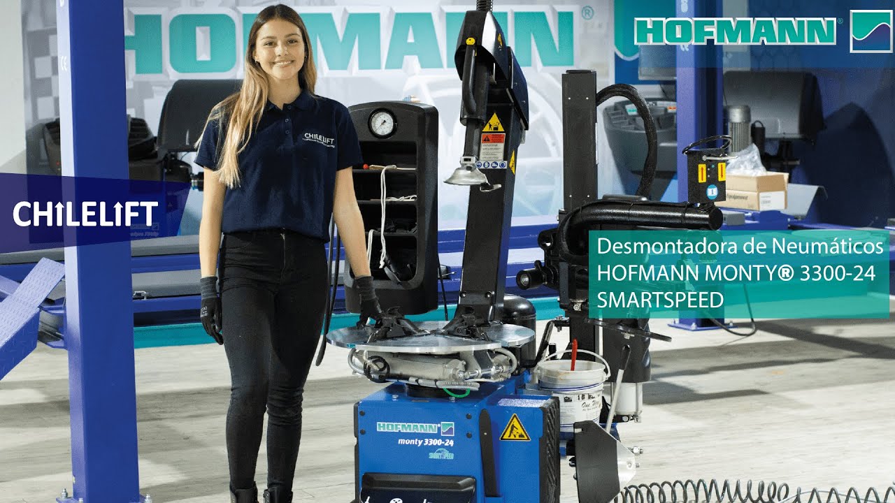 Fácilmente aprenderás a utilizar la desmontadora HOFMANN MONTY 3300 24 SMARTSPEED