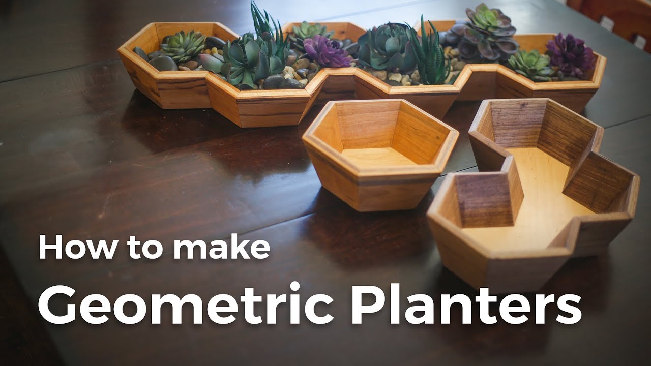 How to make Geometric Planters