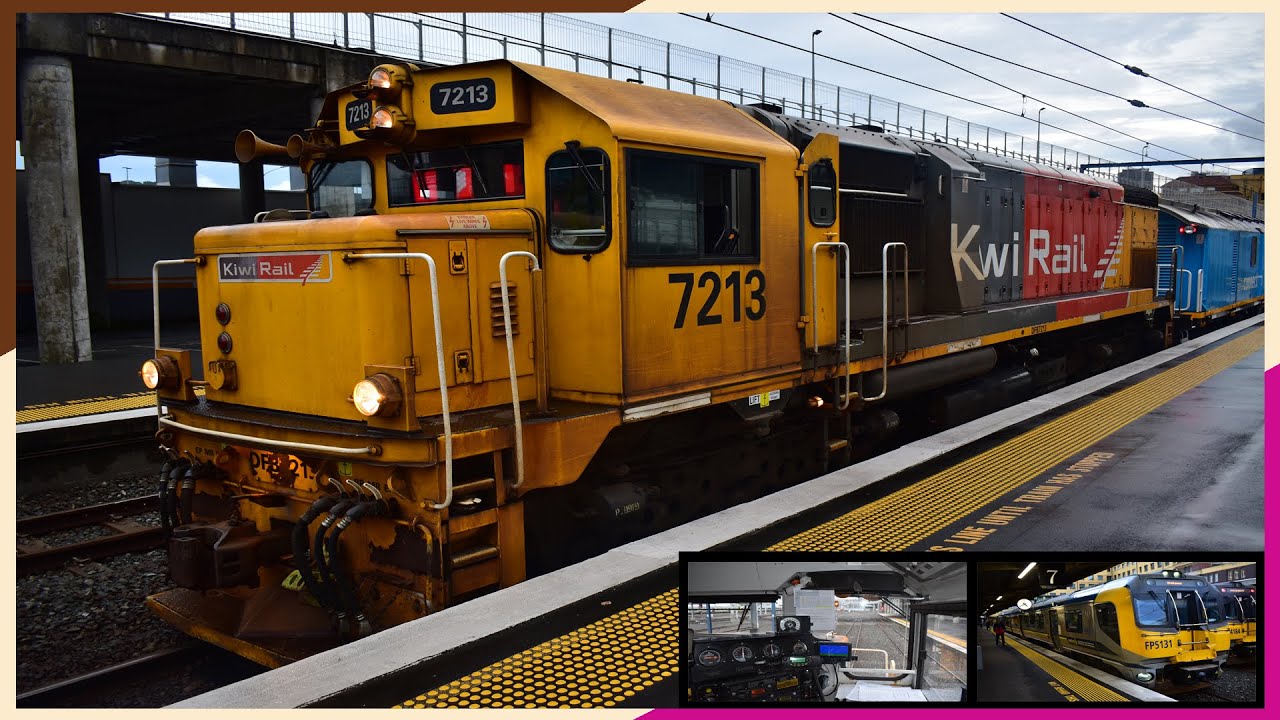 Wellington Trains on the Weekend (ft. DFB 7213 on the Feilding Excursion) ~ 14/05/2022 (HD)