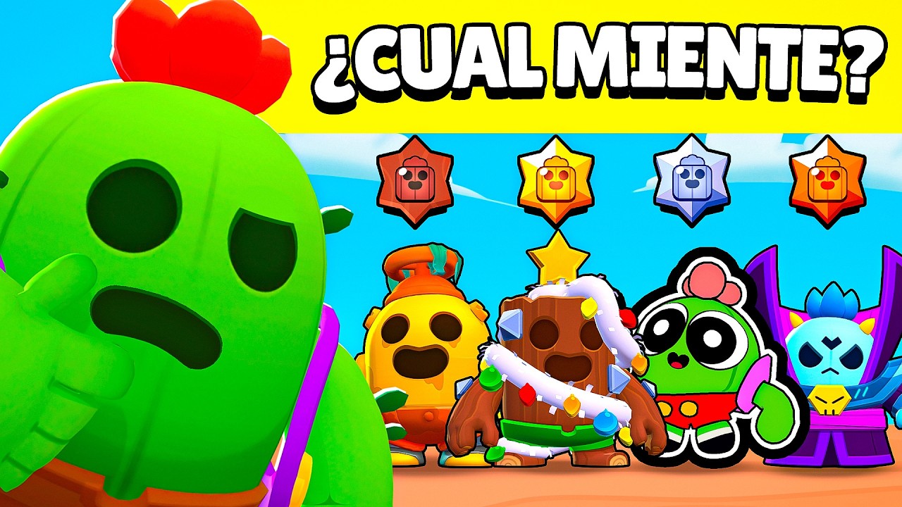 🤫🌵 8 MAIN SPIKE *FALSOS* VS 1 VERDADERO MAIN SPIKE en Brawl Stars