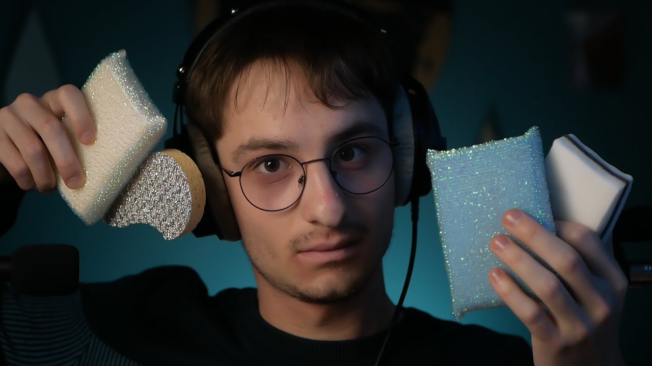 ASMR with SPONGES [Scratching, tapping etc]