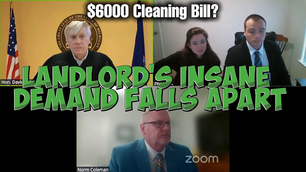Entitled Landlord Wants $6K For Cleaning - Then Admits He Googled Prices & Did ALL The Work Himself