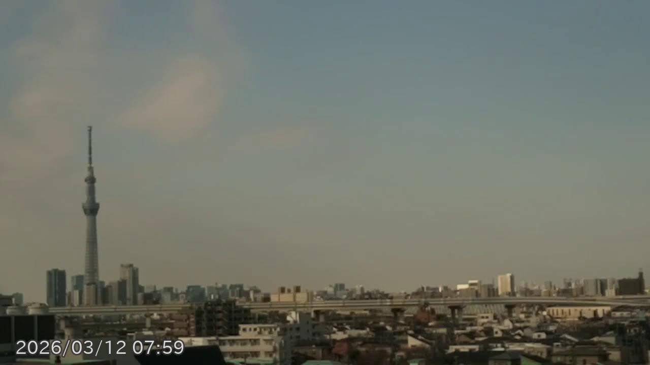 スカイツリーが見えるライブカメラ