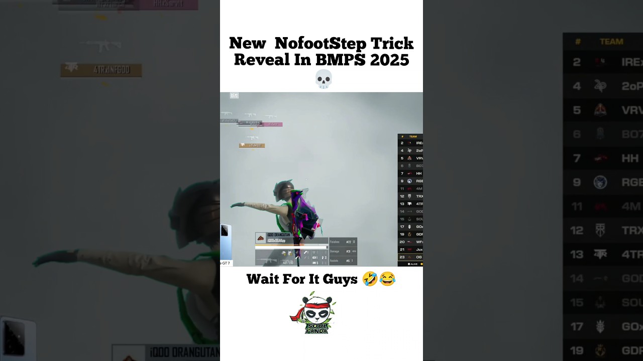 BMPS Funny😂No Footstep New Trick#shorts #bmps