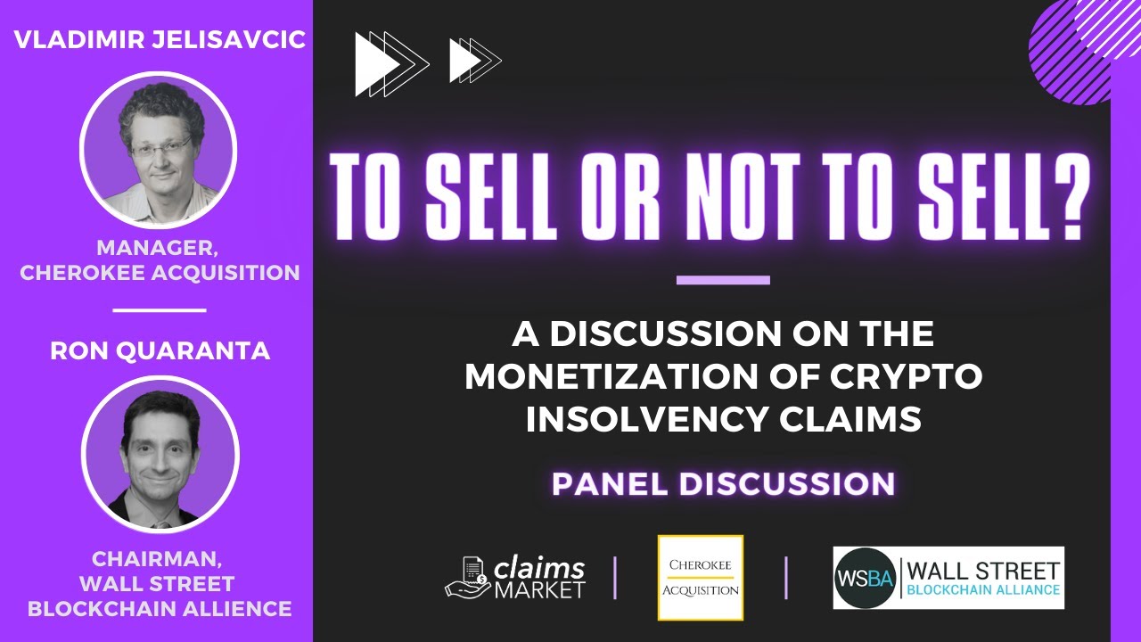 To Sell or Not to Sell? - Crypto Claims (FTX/Celsius/Genesis/BlockFi/Voyager)