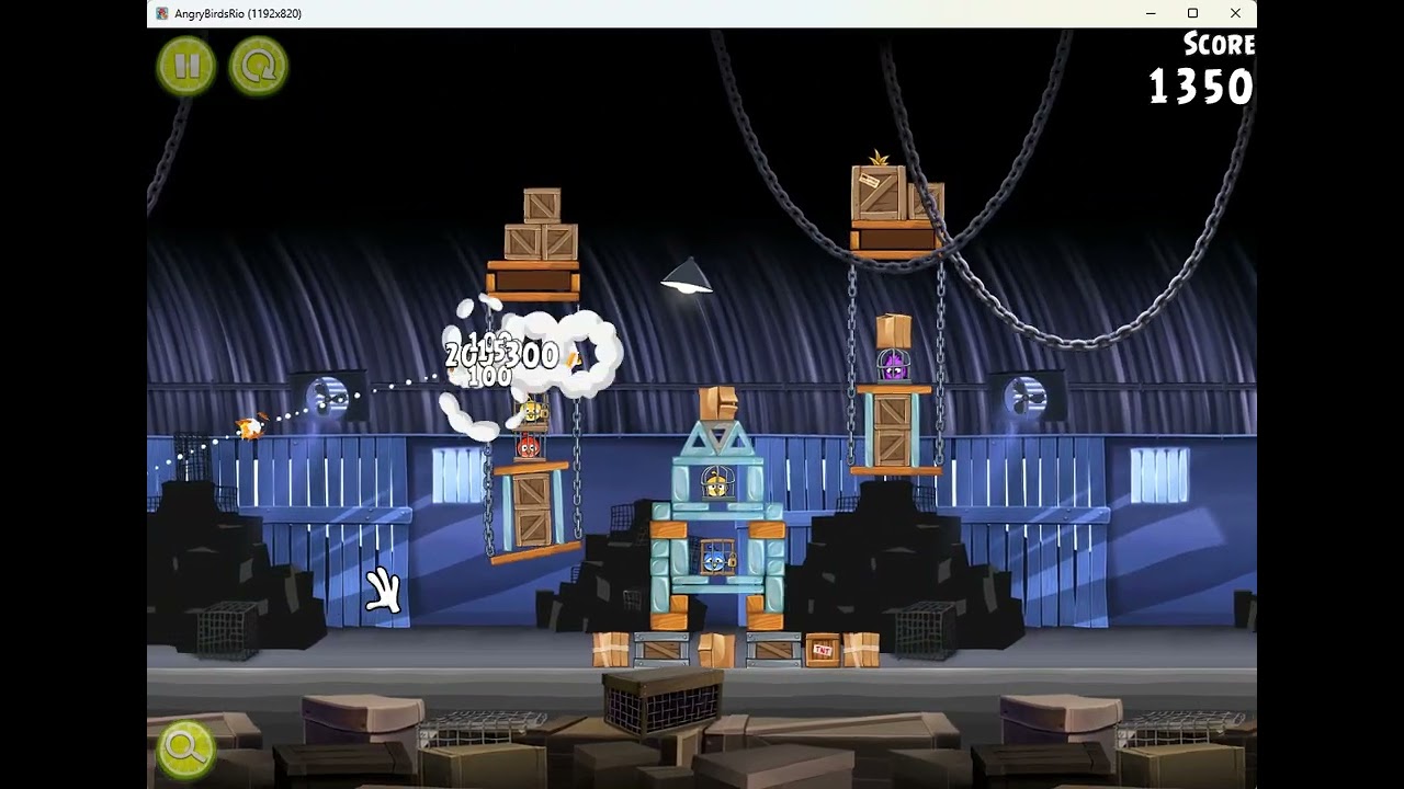 Angry Birds Rio (PC Port) Smugglers den All Levels Gameplay