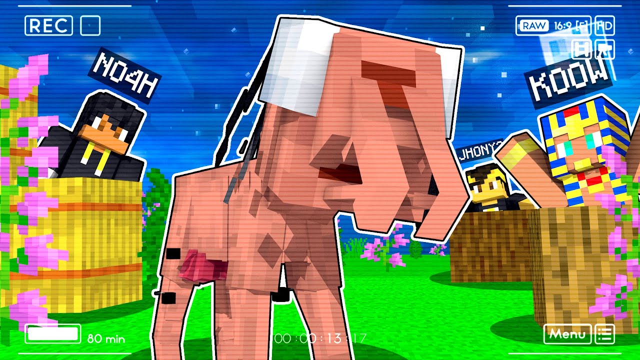 SE ESCONDA DO BIG CHARLIE no MINECRAFT ‹ Koow ›