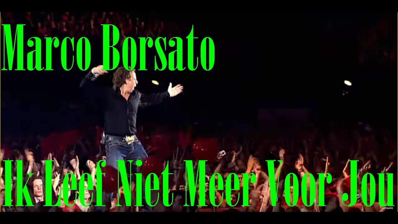 Marco Borsato - Ik Leef Niet Meer Voor Jou Reaction