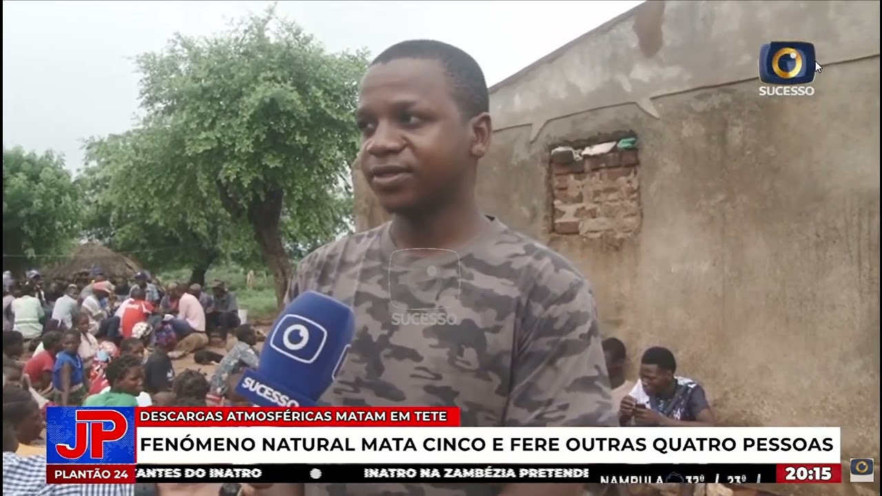 TROVOADA MATA CINCO MEMBROS DA MESMA FAMÍLIA ENQUANTO BEBIAM POMBE