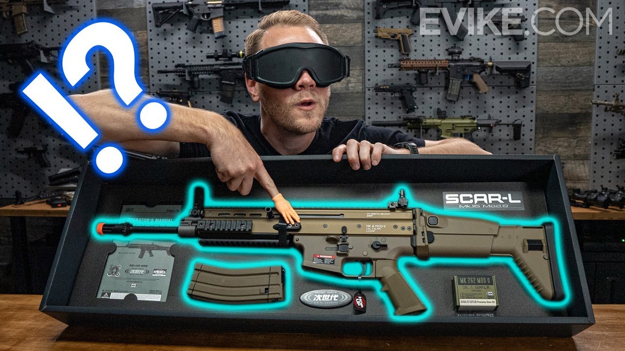 Реакция Мэтта на винтовку Tokyo Marui SCAR-L NGRS AEG... СЛЕПОЙ!