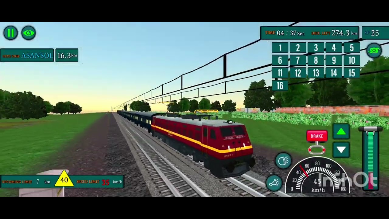 Indian Train Game | Realistic Driving 🚂🚂🚂🚂🚂