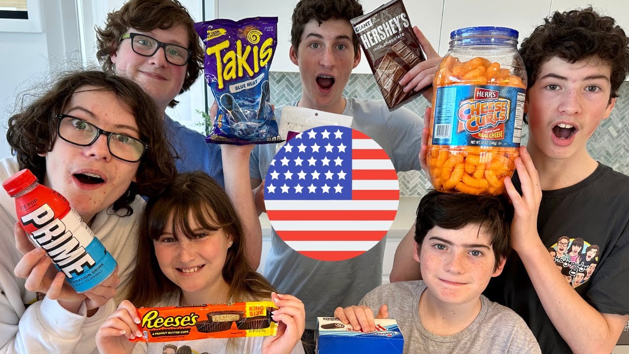 AUSSIE KIDS TRY AMERICAN SNACKS