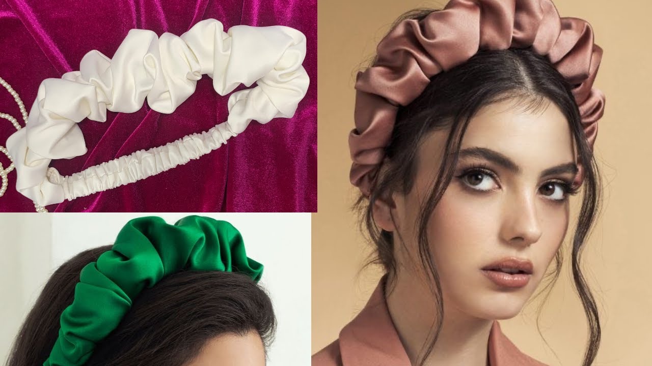Diy scrunchies headband ✅ || How to Make Scrunchies Headband || DIY Hair Accessories