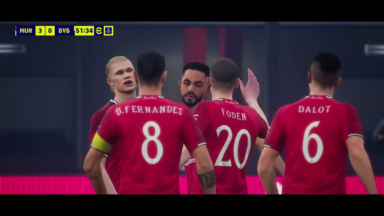 PvP Manchester United vs Borussia dortmund #fypシ #manchesterunited #efootball2025 