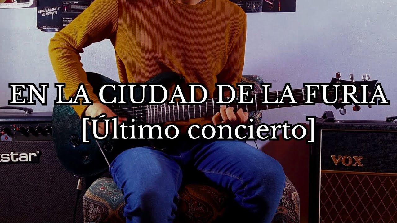 En la ciudad de la furia (Cover) Ultimo concierto 1997 | Febra Multifoil PREMIUM