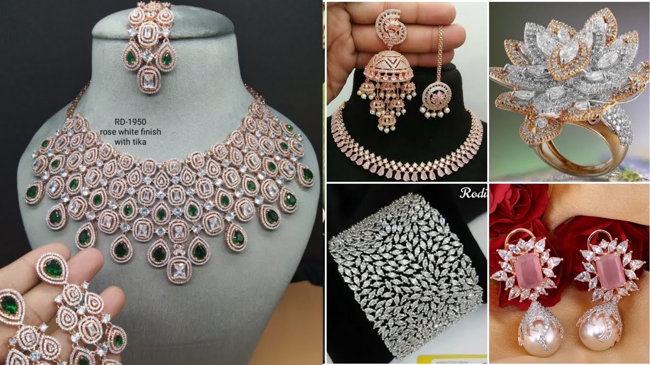 American Diamond Jewellery Wholesale & Retail With Price | AD Jewellery Wholesale Market Delhi