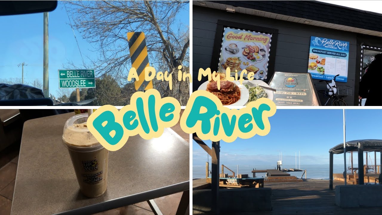 BelleRiver restaurant, Lake St. Clair, Tim Hortons | BelleRiver, Canada 🇨🇦 vlog 