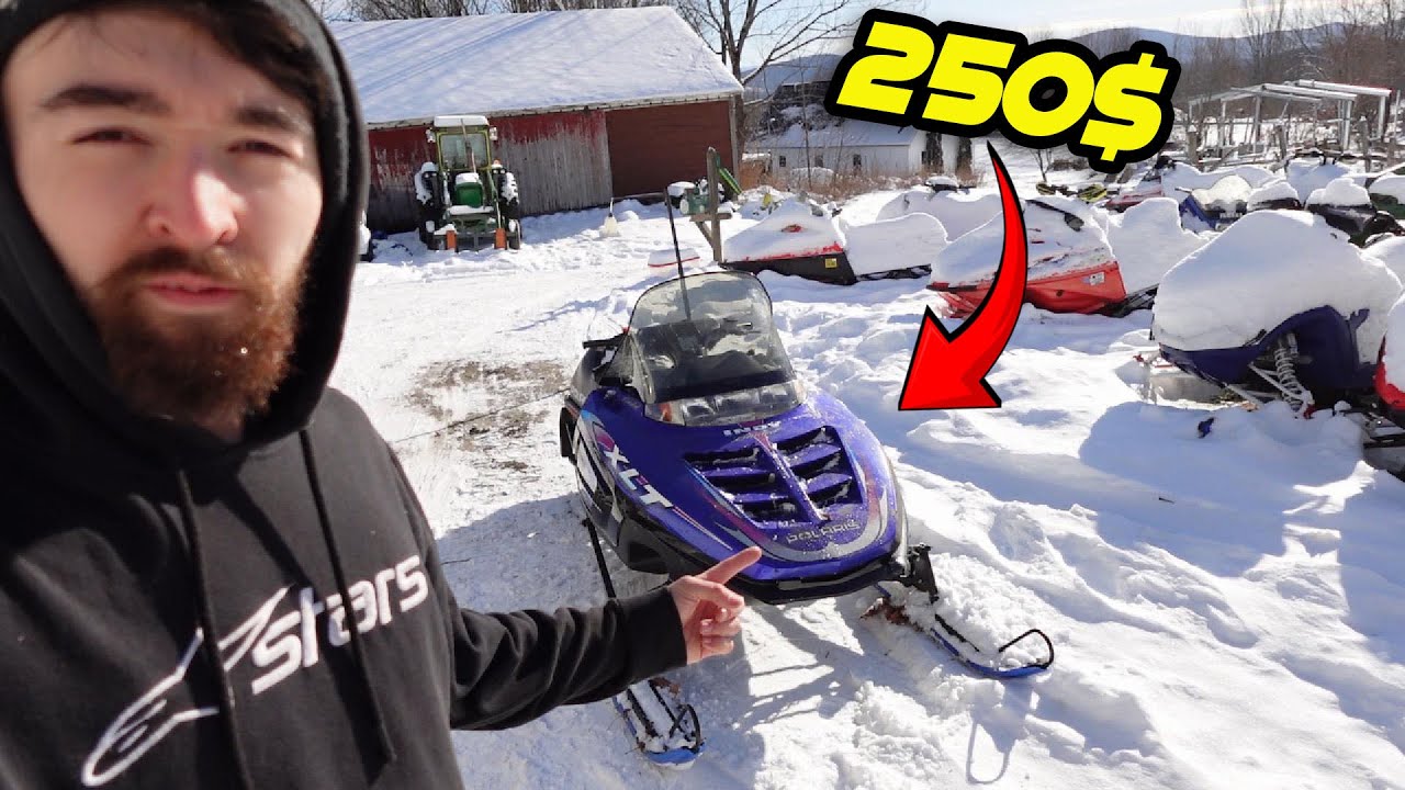 Can We Get This 250$ Snowmobile Running?