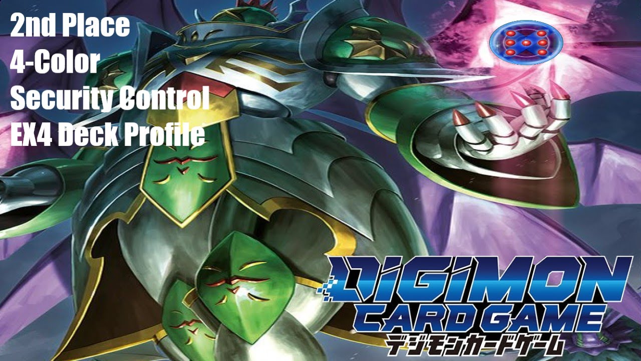 2nd Place 4-Color Security Control EX4 Deck Profile