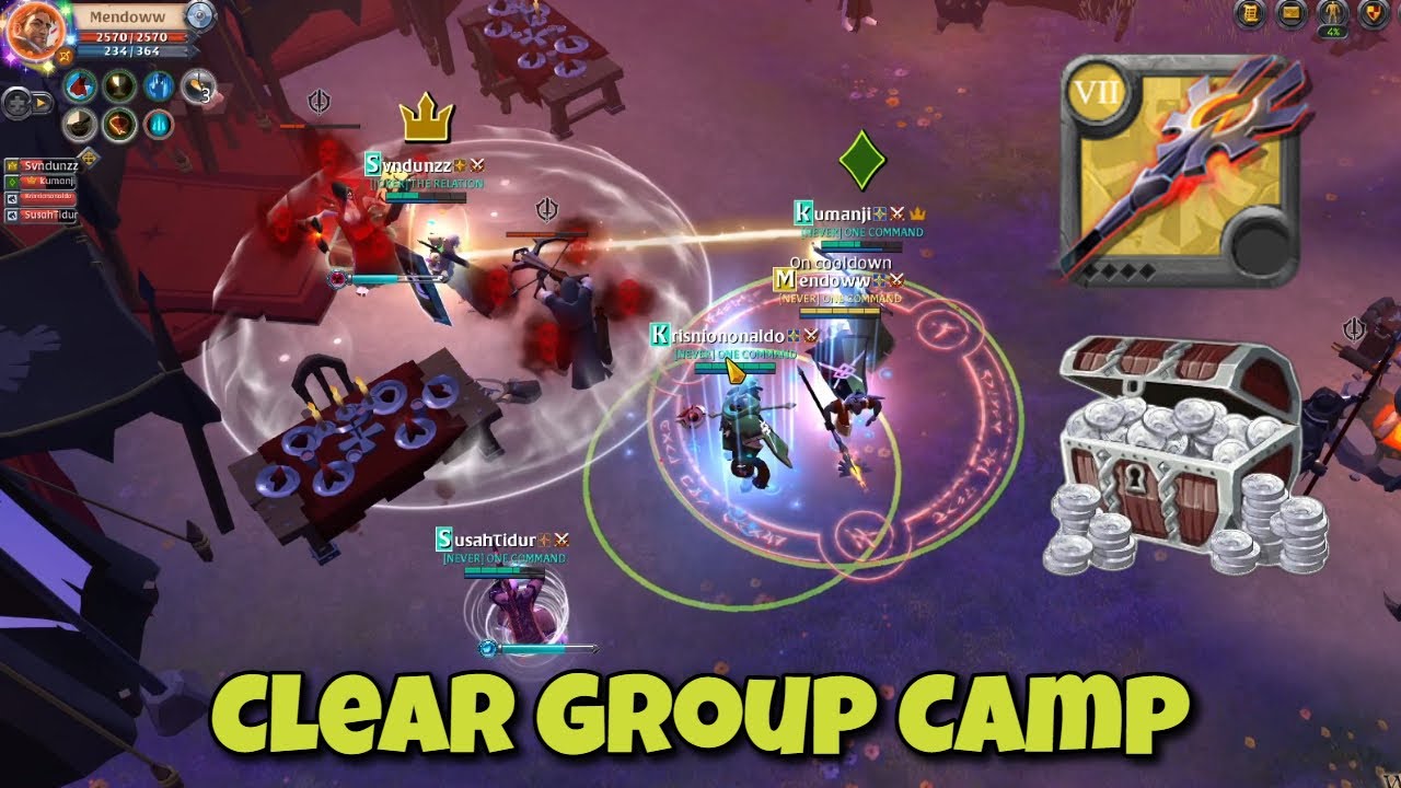 Albion online Clear Group Camp Money Making