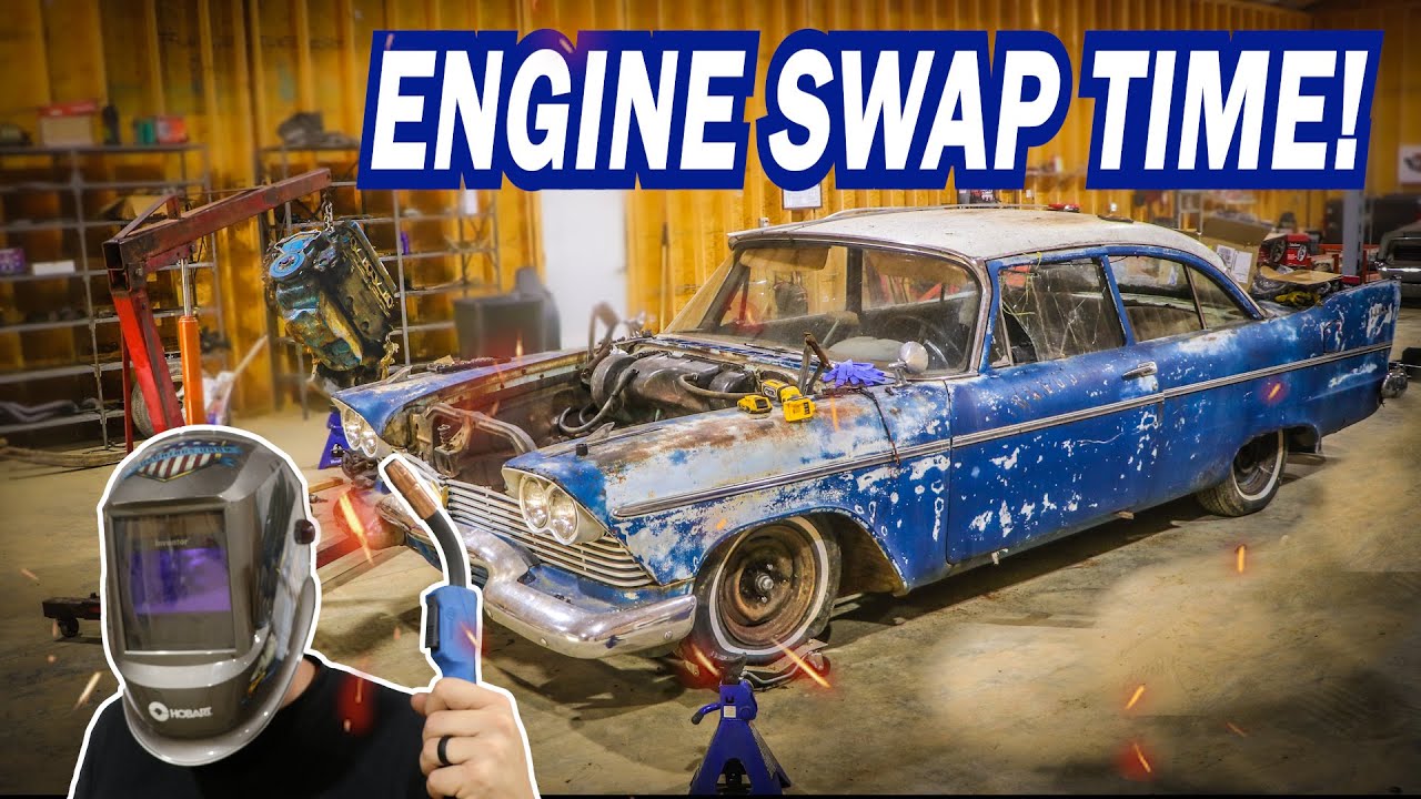 Находим Plymouth 1958 года выпуска — устанавливаем новый двигатель V8!