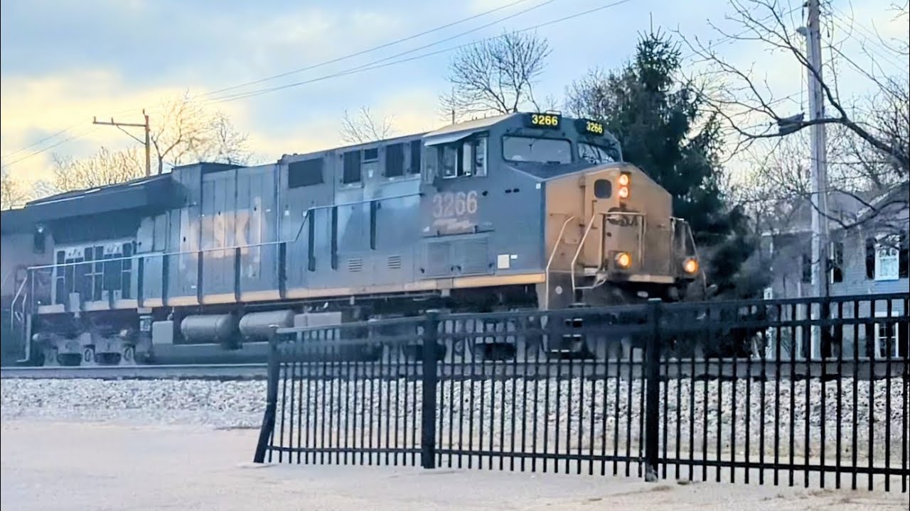 Northbound CSX mixed manifest on track one