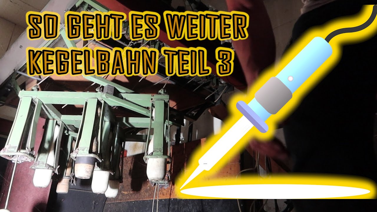 50 Jahre alte RIHM® Kegelbahn gekauft - Teil 3 - jetzt neu mit Brecheisen! | PY-00005