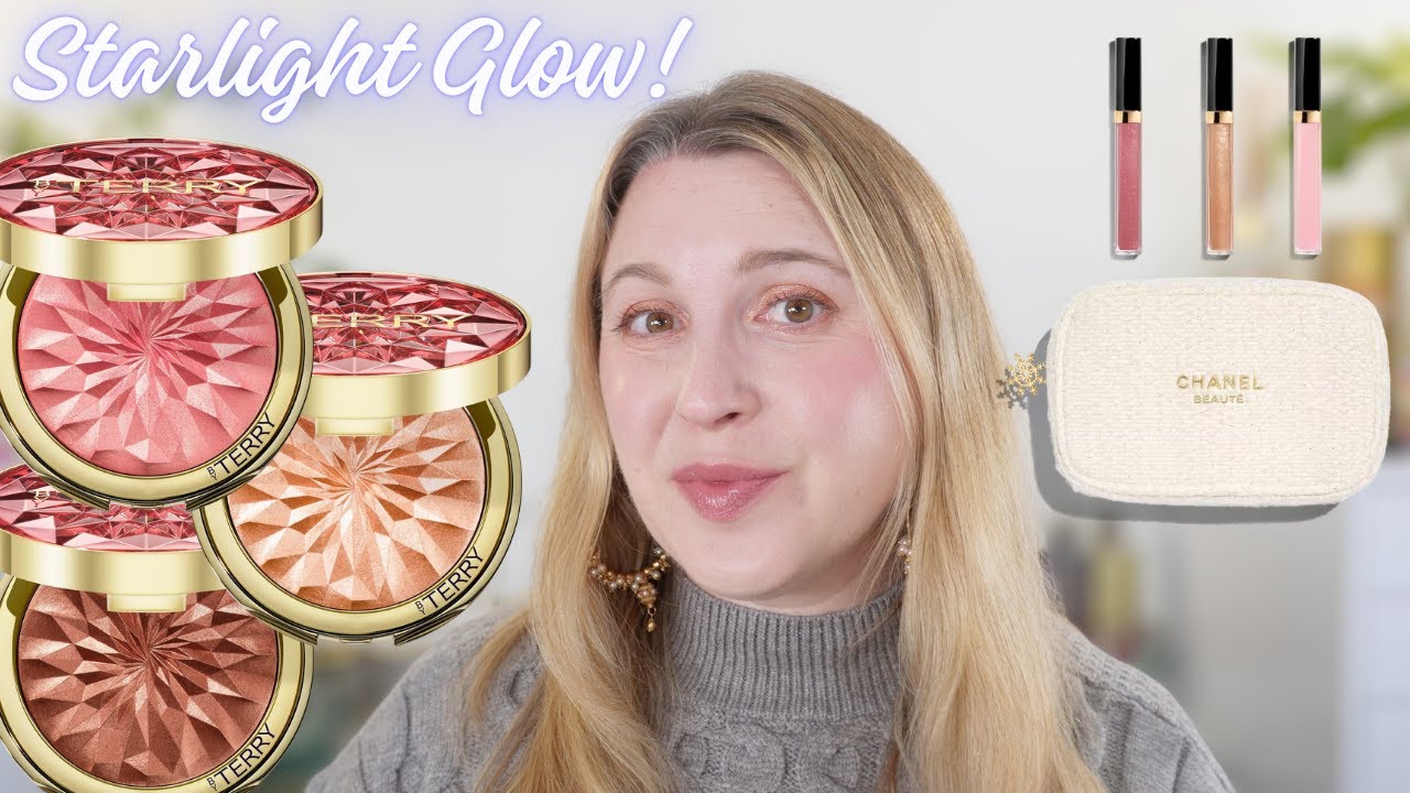 ОТ TERRY & CHANEL | Хайлайтеры Starlight Glow CC и блеск для губ Maximum Brilliance Holiday Trio