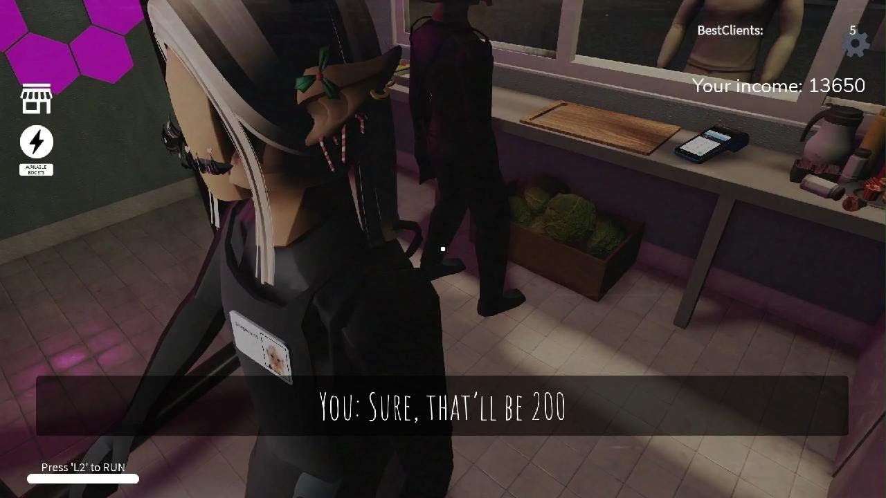 Playing a horror game