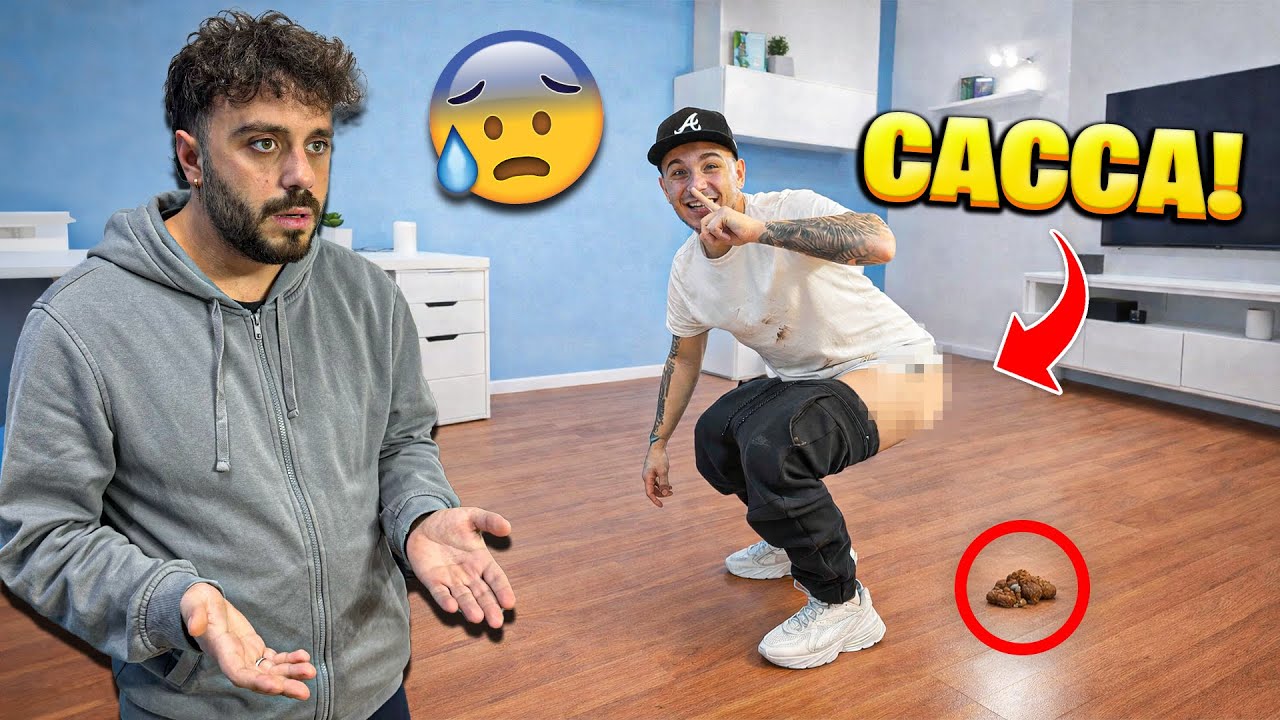 Prank a FIUS GAMER ho lasciato la &ldquo;CACCA&rdquo; sul pavimento di CASA SUA😱 REAZIONE EPICA🤣