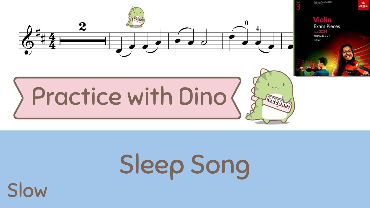 (Slow) Sleep Song: Hansel and Gretel ABRSM 2024 Violin grade 3 (B1)