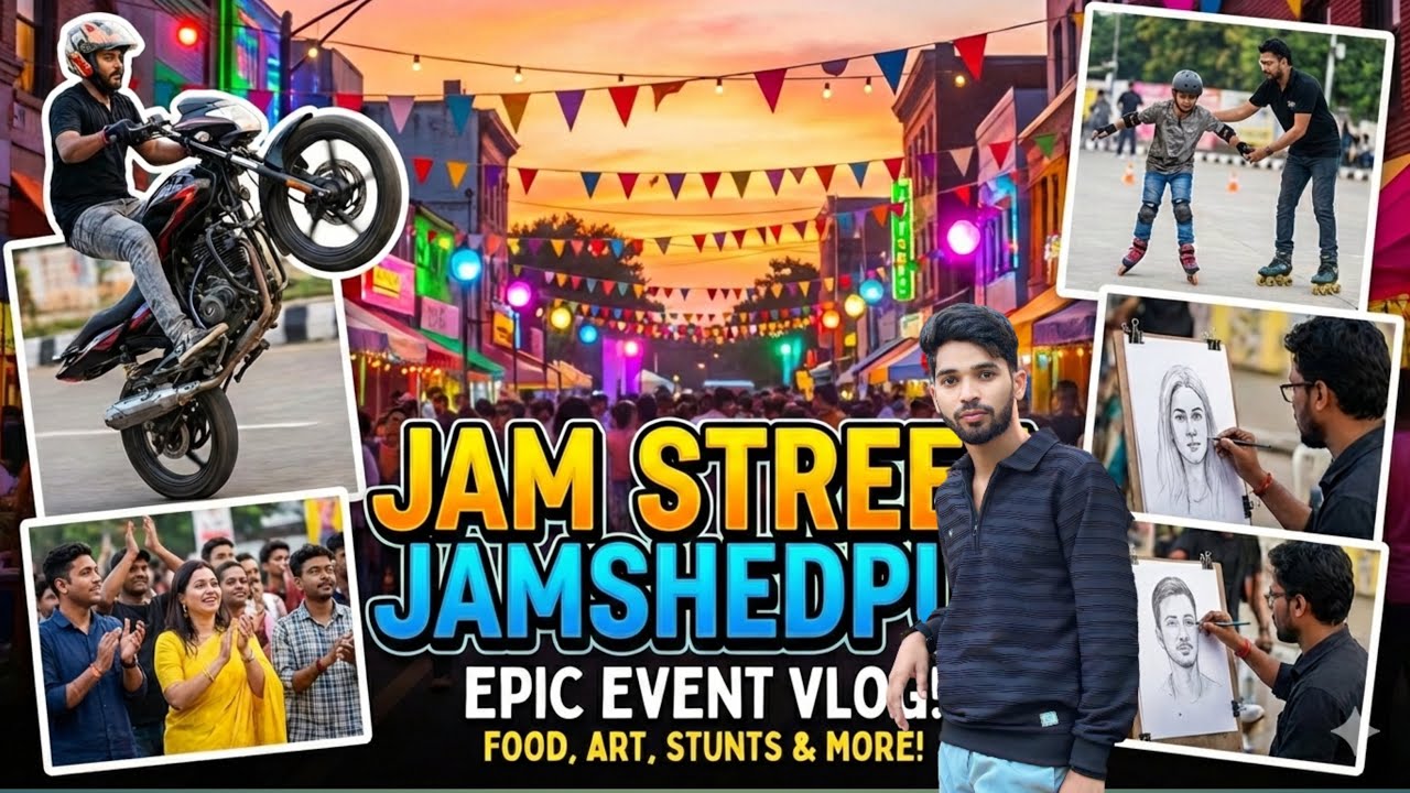 Jamshedpur Jam Street 2026 ll Saal Ka Pehla Jam Street ll Epic Event Vlog ll @SPCREATE25 