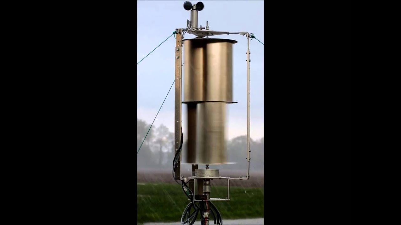 Windkraftanlage für Zuhause - ElvWiS III ALUMINIUM im Sturm #VAWT #Savonius #Windrad #vertikal