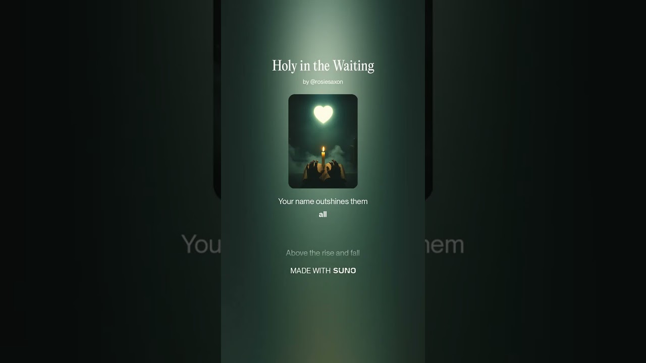 Holy in the Waiting