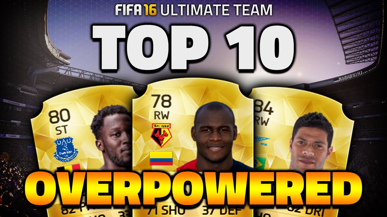 FIFA 16 - TOP 10 OVERPOWERED BEASTLY PLAYERS!!