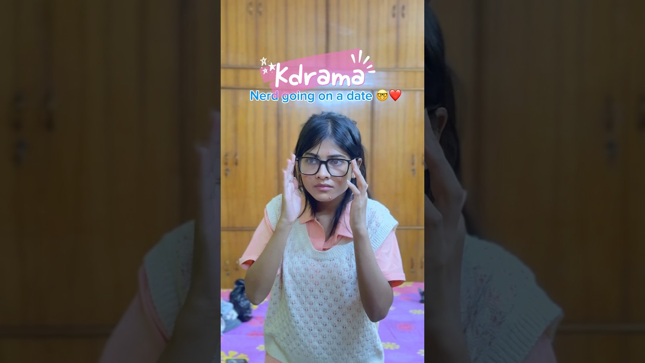 Nerd going on a date 🤓❤️ | Kdrama | #kdrama ##beauty #beautiful #date #look #makeup #transformation